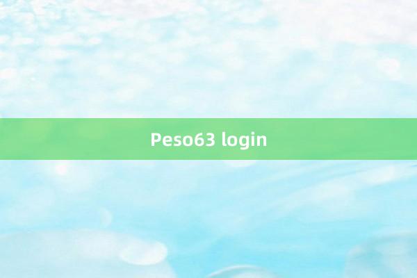 Peso63 login